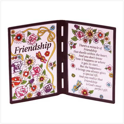 'FRIENDSHIP' PLAQUE
