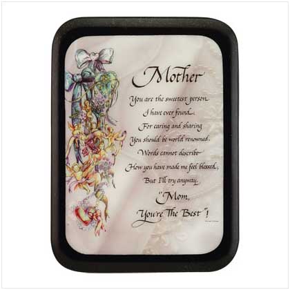 MOTHER WALL DECOR WALL PLAQUE