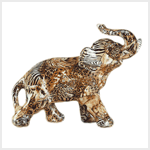 PATCHWORK ELEPHANT-SAFARI PRNT