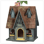 THATCH ROOF CHIMNEY BIRDHOUSE