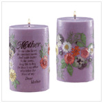 'MOTHER' CANDLE