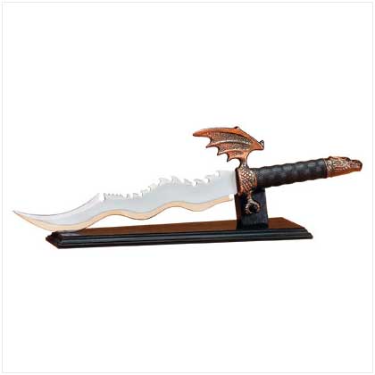 DRAGON SWORD W/DISPLAY STAND