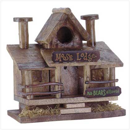 'MOOSE LODGE' BIRDHOUSE