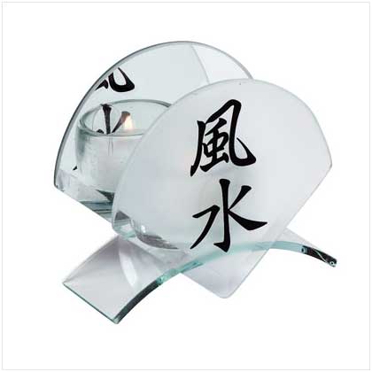 'FENG SHUI' CANDLEHOLDER
