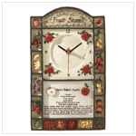 'FRUIT STAND' CLOCK