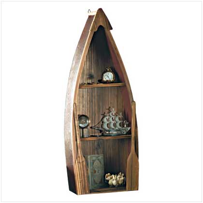 ROWBOAT CURIO CABINET