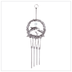 DOLPHINS WINDCHIME W/STONE