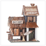 WOOD BAIT SHOP BIRDHOUSE