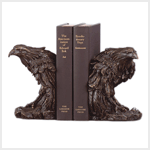 EAGLE HEAD BOOKENDS