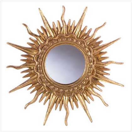 FANCY SUN WALL MIRROR