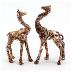 PATCHWORK GIRAFFE PAIR-SAFARI
