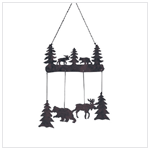 WOOD MOOSE & BEAR WINDCHIMES