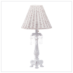 CRYSTAL-ACCENTED COLUMN LAMP