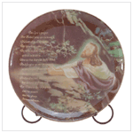LORD'S PRAYER DECORATIVE PLATE