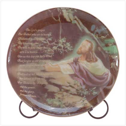 LORD'S PRAYER DECORATIVE PLATE