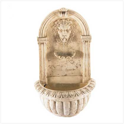 LION HEAD WALL FOUNTAIN