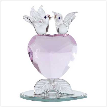 LOVE BIRDS ON HEART