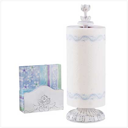 NAPKIN HOLDER & PAPER TOWL SET