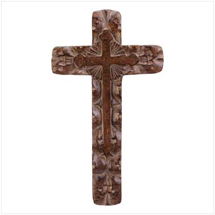 RUSTIC WALL CROSS