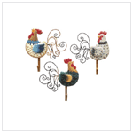 ROOSTER WALL HOOKS