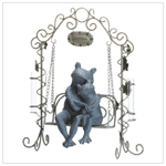LOVING FROGS ON SWING