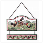 ROOSTER WELCOME SIGN