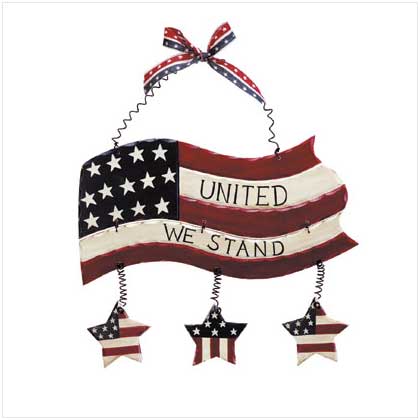 'UNITED WE STAND' WALL PLAQUE