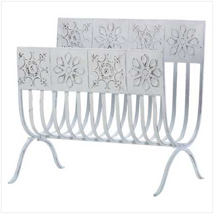 SHABBY ELEGANCE MAGAZINE RACK