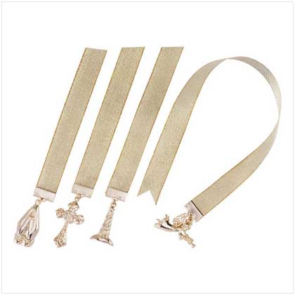 GOLD-PLATED CHRISTIAN BOOKMARK