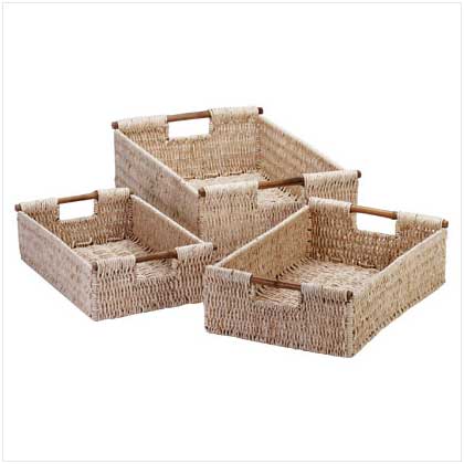 CORN HUSK NESTING BASKETS