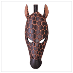 GIRAFFE MASK WALL PLAQUE