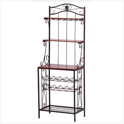BAKER'S STYLE WINE&GLASS RACK