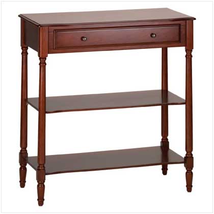 DOUBLE-SHELF CONSOLE TABLE
