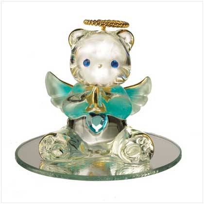 MARCH BIRTHSTONE TEDDY ANGEL