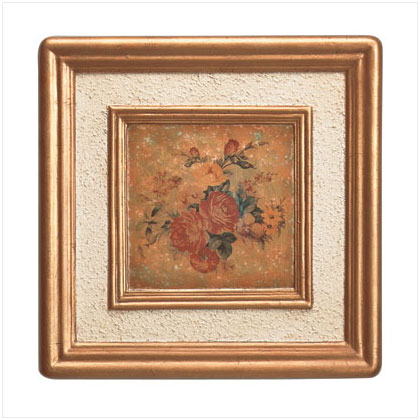 ANTQ. ROSE WALL FRAME