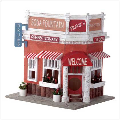 SODA FOUNTAIN BIRDHOUSE