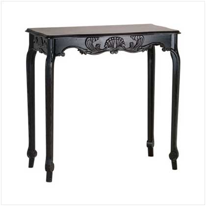 SCALLOP DETAIL HALL TABLE