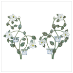 MAGNOLIA WALL CANDLEHOLDERS