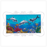 UNDERSEA DOLPHIN PAINTING