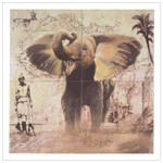 ELEPHANT WALL MURAL
