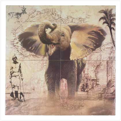 ELEPHANT WALL MURAL
