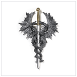 DRAGON DAGGER WALL PLAQUE
