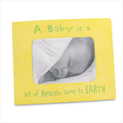 'A BABY IS...' PHOTO FRAME