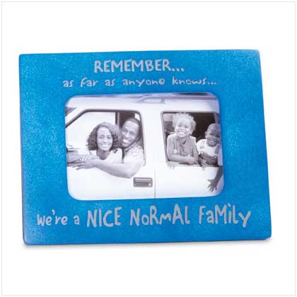 'NORMAL FAMILY' PHOTO FRAME