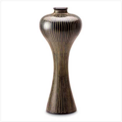 STRIPED AND SHAPELY VASE