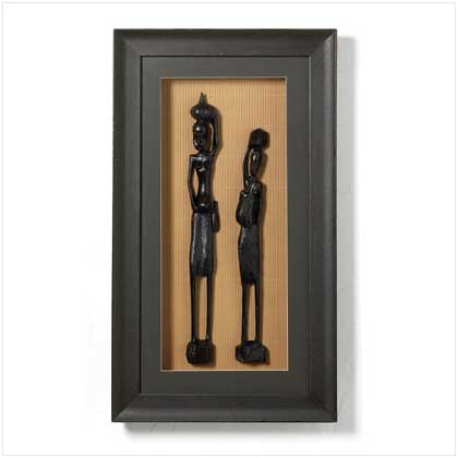 AFRICAN WOMEN SHADOWBOX ART