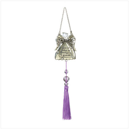 SPANISH BLESSING ANGEL ORNAMNT