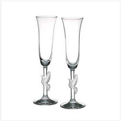 GORHAM AMORE DOVES FLUTES