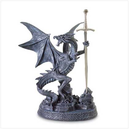 DRAGON LETTER OPENER W/ STAND