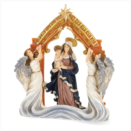 VIRGIN MARY W/ANGELS